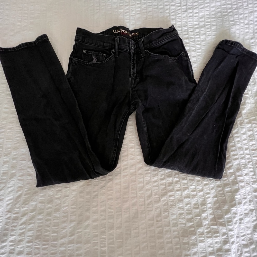 Men’s Black Polo Jeans